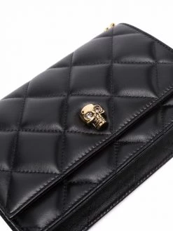 Budget ⌛ Alexander McQueen Skull logo quilted clutch ✨ 10 Alexander McQueen skull-logo quilted clutch