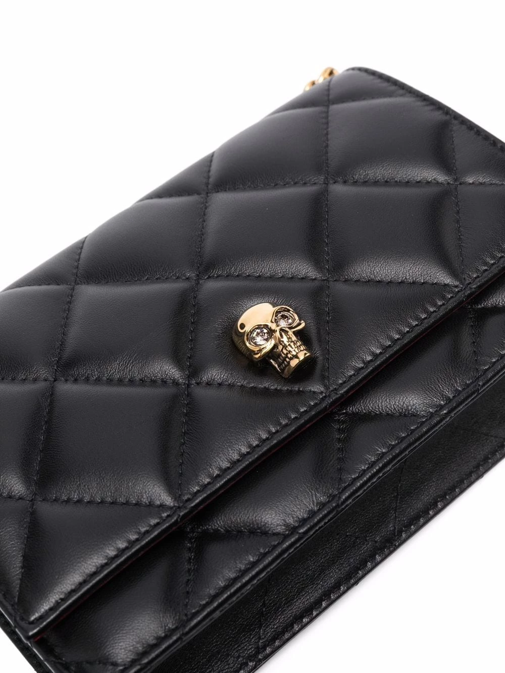 Budget ⌛ Alexander McQueen Skull logo quilted clutch ✨ 5 Alexander McQueen skull-logo quilted clutch