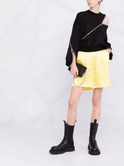 Alexander McQueen cut-out cotton sweatshirt