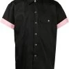 Alexander McQueen contrast-cuff cotton shirt