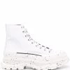 Alexander McQueen Tread Slick speckled high-top sneakers