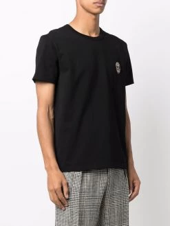 Alexander McQueen skull-studded cotton T-shirt