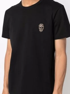 Alexander McQueen skull-studded cotton T-shirt
