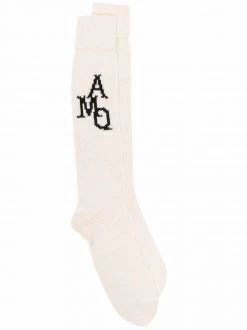 Alexander McQueen logo-print socks