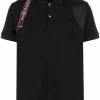 Alexander McQueen logo-strap polo shirt