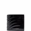 Alexander McQueen debossed patent-leather wallet