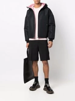 Alexander McQueen logo-embroidered windbreaker