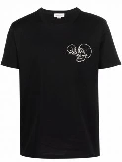 Alexander McQueen skull-embroidered T-shirt
