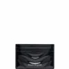 Alexander McQueen high-shine engraved-logo cardholder