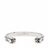 Alexander McQueen skull-motif bangle bracelet