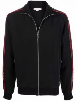 Alexander McQueen logo side-panel zipped sweatshirt