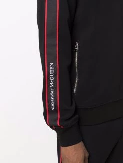 Alexander McQueen logo side-panel zipped sweatshirt