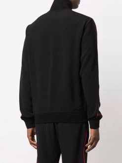 Alexander McQueen logo side-panel zipped sweatshirt