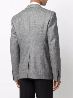 Alexander McQueen peak-lapel wool blazer