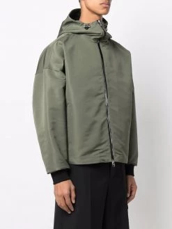 Alexander McQueen logo-printed windbreaker