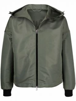 Alexander McQueen logo-printed windbreaker