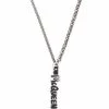 Alexander McQueen logo-plaque chain necklace