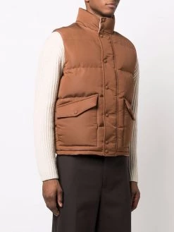 Alexander McQueen graffiti-print padded gilet