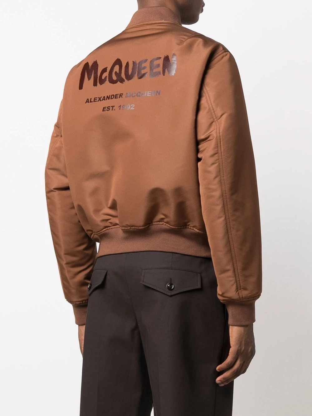 Best Pirce ๐ฅ Alexander McQueen Graffiti print bomber jacket ๐ 4 Alexander McQueen graffiti-print bomber jacket