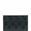 Alexander McQueen signature-skull leather card wallet