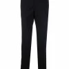 Alexander McQueen logo-waistband tailored trousers