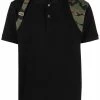 Alexander McQueen panelled polo shirt