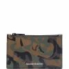 Alexander McQueen camouflage print cardholder