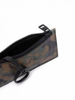 Alexander McQueen camouflage print cardholder