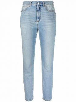 Alexander McQueen high-waisted slim-fit jeans