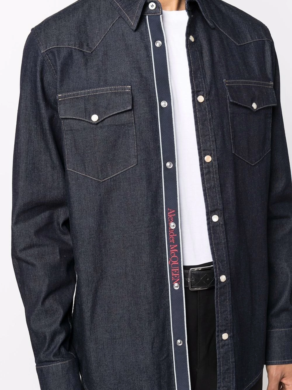 Deals โ Alexander McQueen Denim button up ๐ shirt โ๏ธ 5 Alexander McQueen denim button-up shirt