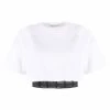 Alexander McQueen cropped corset T-shirt