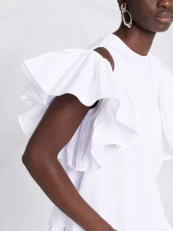 Alexander McQueen ruffle-detail dress