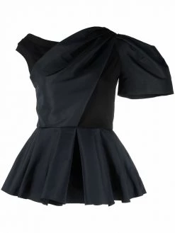 Alexander McQueen asymmetric peplum top