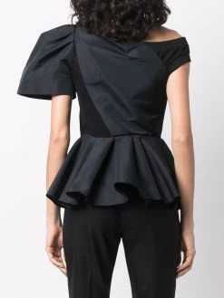 Alexander McQueen asymmetric peplum top
