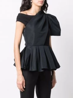 Alexander McQueen asymmetric peplum top