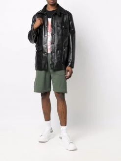 Alexander McQueen logo-tape sweat shorts