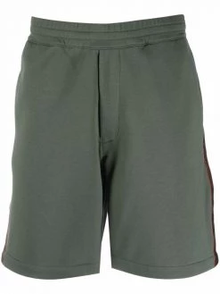 Alexander McQueen logo-tape sweat shorts