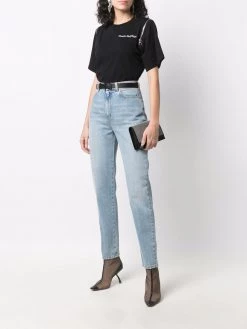 Alexander McQueen high-waisted tapered jeans