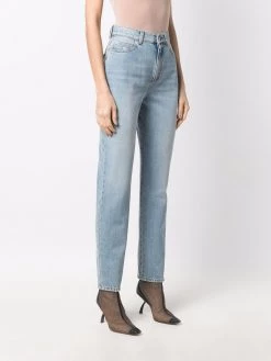 Alexander McQueen high-waisted tapered jeans