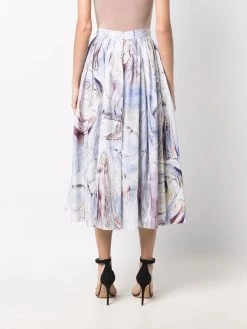 Best deal โ๏ธ Alexander McQueen William Blake Dante Print mid length ๐ skirt ๐งจ 8 Alexander McQueen William Blake Dante Print mid-length skirt