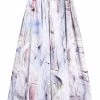 Alexander McQueen William Blake Dante Print mid-length skirt