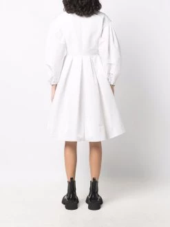 Coupon 🔥 Alexander McQueen Zip up puff sleeve 👗 dress ⌛ 10 Alexander McQueen zip-up puff-sleeve dress