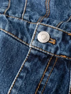 Alexander McQueen high-low hem denim dress