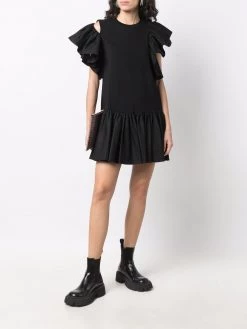 Alexander McQueen ruffled cotton dress