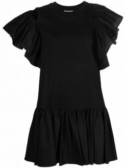 Alexander McQueen ruffled cotton dress