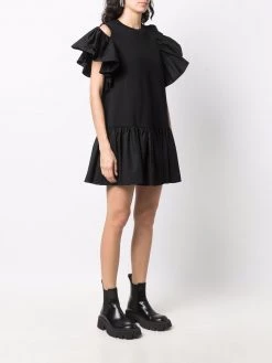 Alexander McQueen ruffled cotton dress