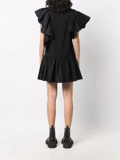 Alexander McQueen ruffled cotton dress