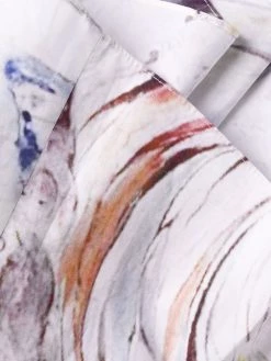 Alexander McQueen marbled flared midi dress