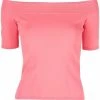 Alexander McQueen cold-shoulder knitted top