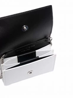 Alexander McQueen logo-print quilted shoulder bag